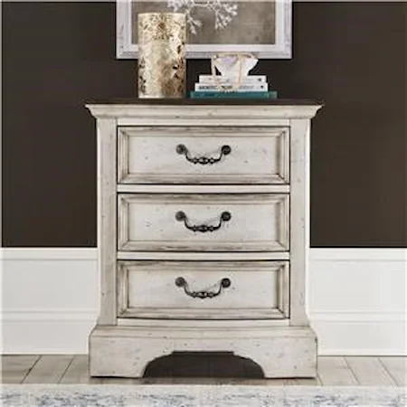 Nightstand with 2 Drawers